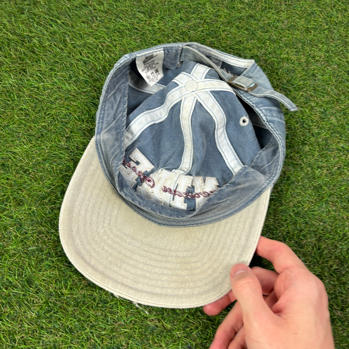 90s Nike Denim Hat Blue