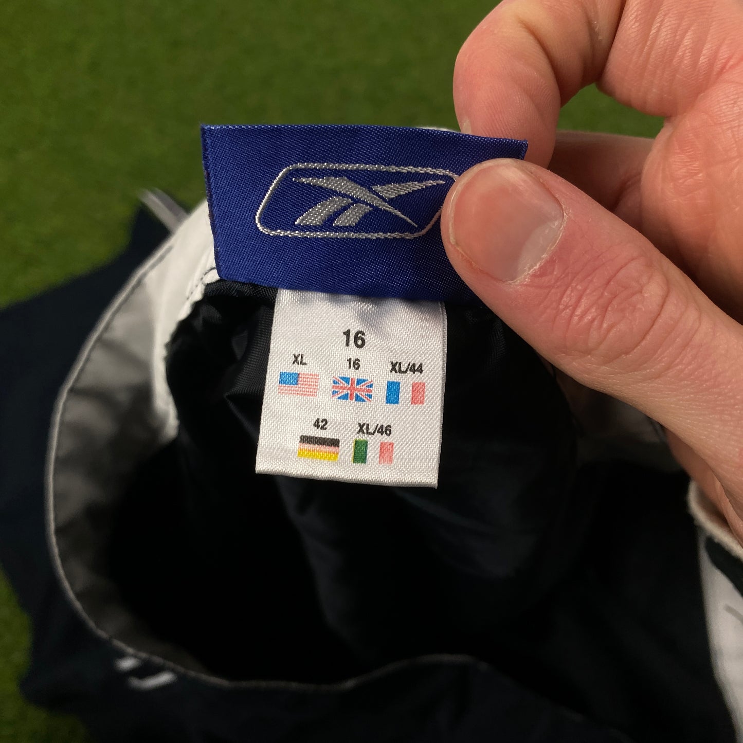 00s Reebok Piping Cropped Joggers Blue XL