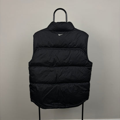 00s Nike Tn Hex Puffer Gilet Jacket Black Large