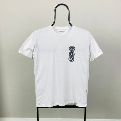 00s Carhartt KDJ Records T-Shirt White Small