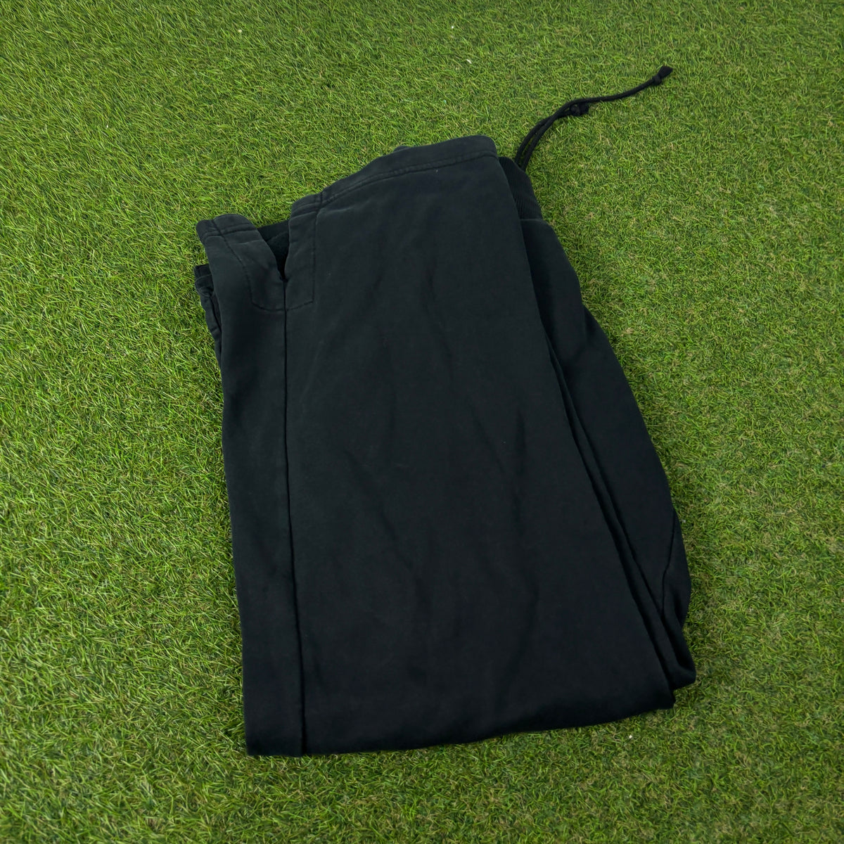 00s Nike Wide Leg Cotton Joggers Black XS