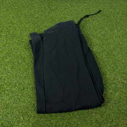 00s Nike Wide Leg Cotton Joggers Black XS