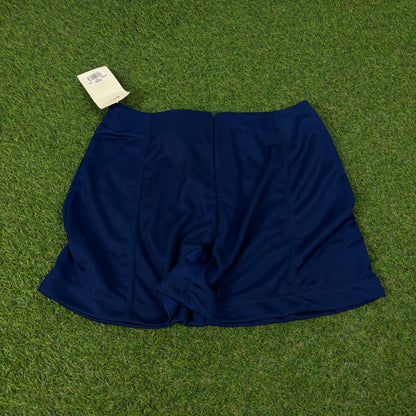 90s Nike Challenge Court Tennis Skirt Blue Medium