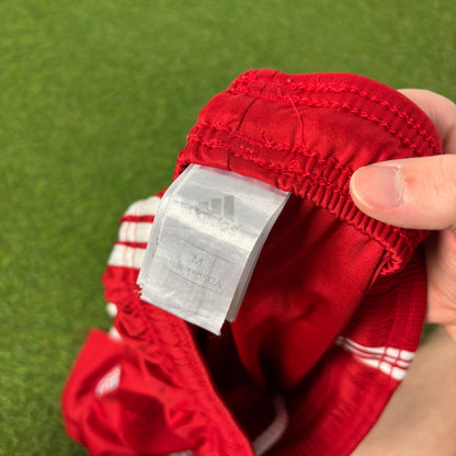 00s Adidas Bayern Munich Football Shorts Red Medium
