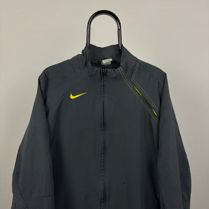 00s Nike T90 Windbreaker Jacket Grey XL