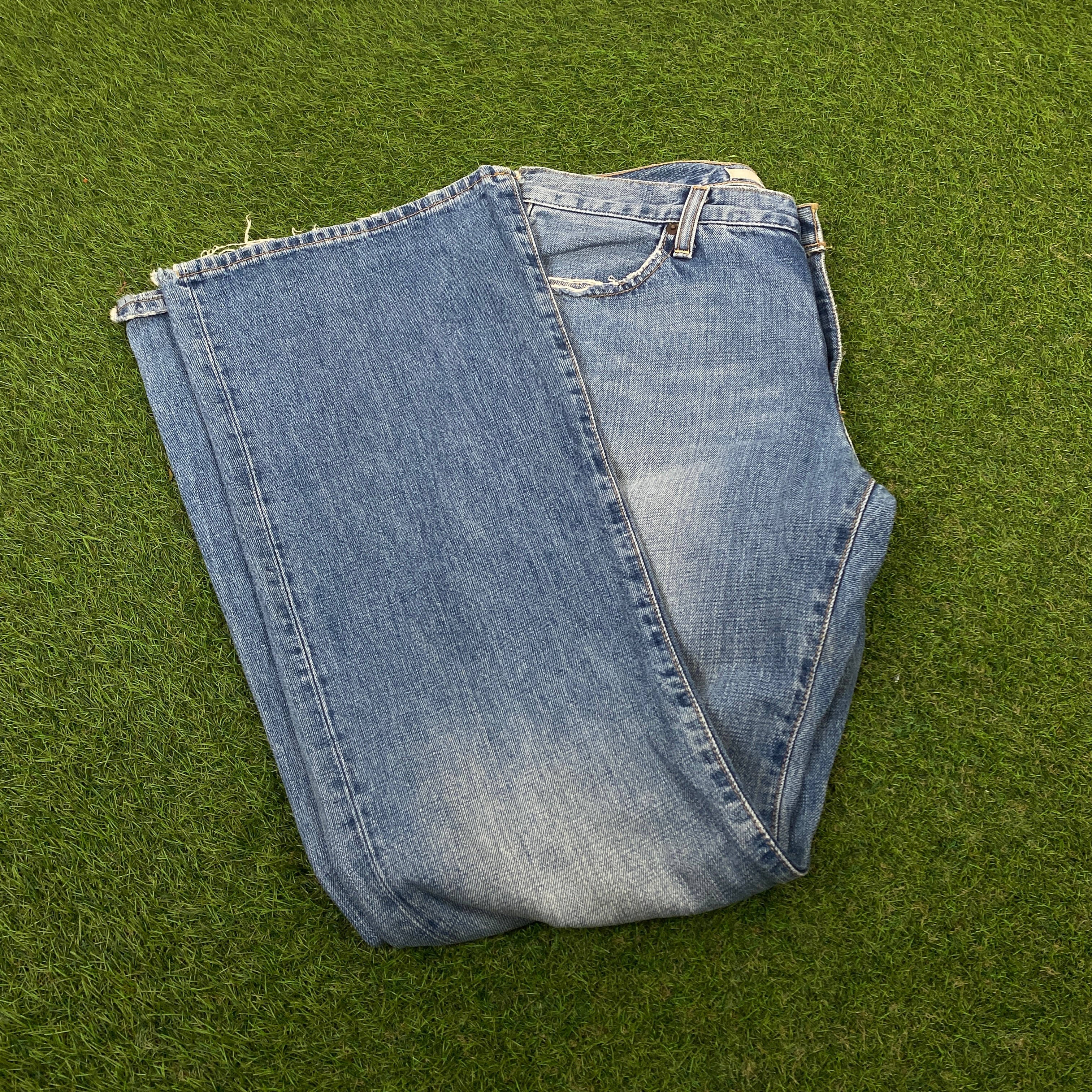 Retro Gap Boot Cut Jeans Joggers Blue Medium