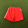 00s Nike Cotton Sprinter Shorts Red XS