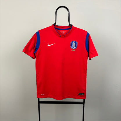 00s Nike South Korea Football Shirt T-Shirt Red Small