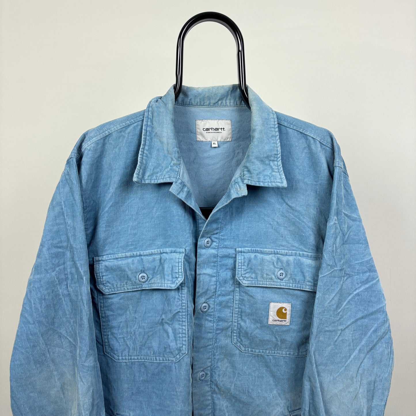 00s Carhartt Heavyweight Cord Jacket Blue XL
