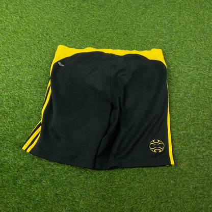 00s Adidas AIK Football Shorts Black Medium