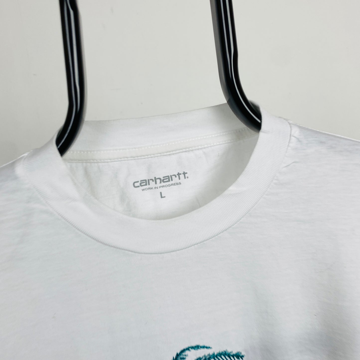 Retro 00s Carhartt T-Shirt White Womens Large