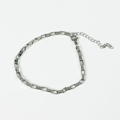Chain Link Bracelet Silver