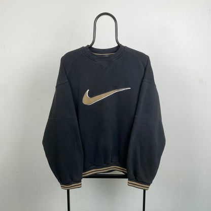 90s Nike Sweatshirt Dark Brown Large