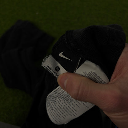 00s Nike Wide Leg Cotton Joggers Black Medium
