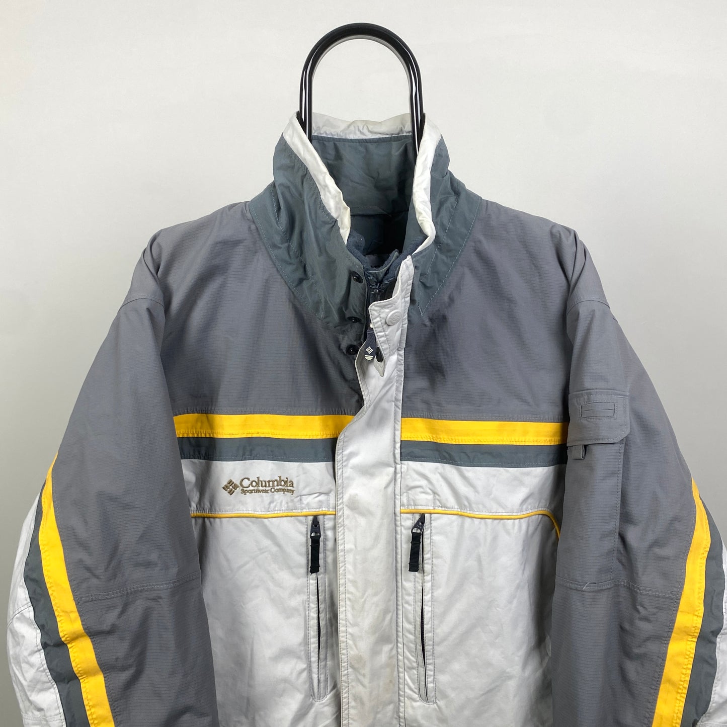 00s Columbia Ski Coat Jacket Grey Large
