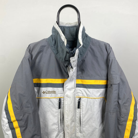 00s Columbia Ski Coat Jacket Grey Large