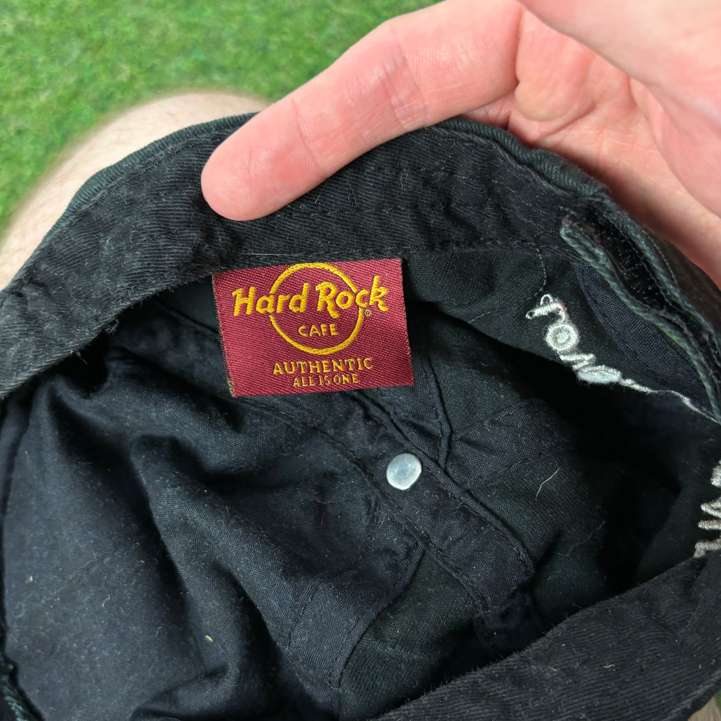 90s Hard Rock Cafe Hat Black