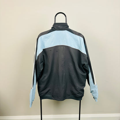 00s Adidas Windbreaker Jacket Blue Large