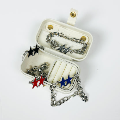 Vintage Star Outline Bracelet Silver