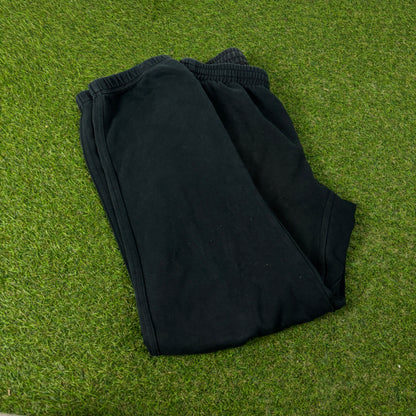 00s Nike Wide Leg Cotton Joggers Black Small