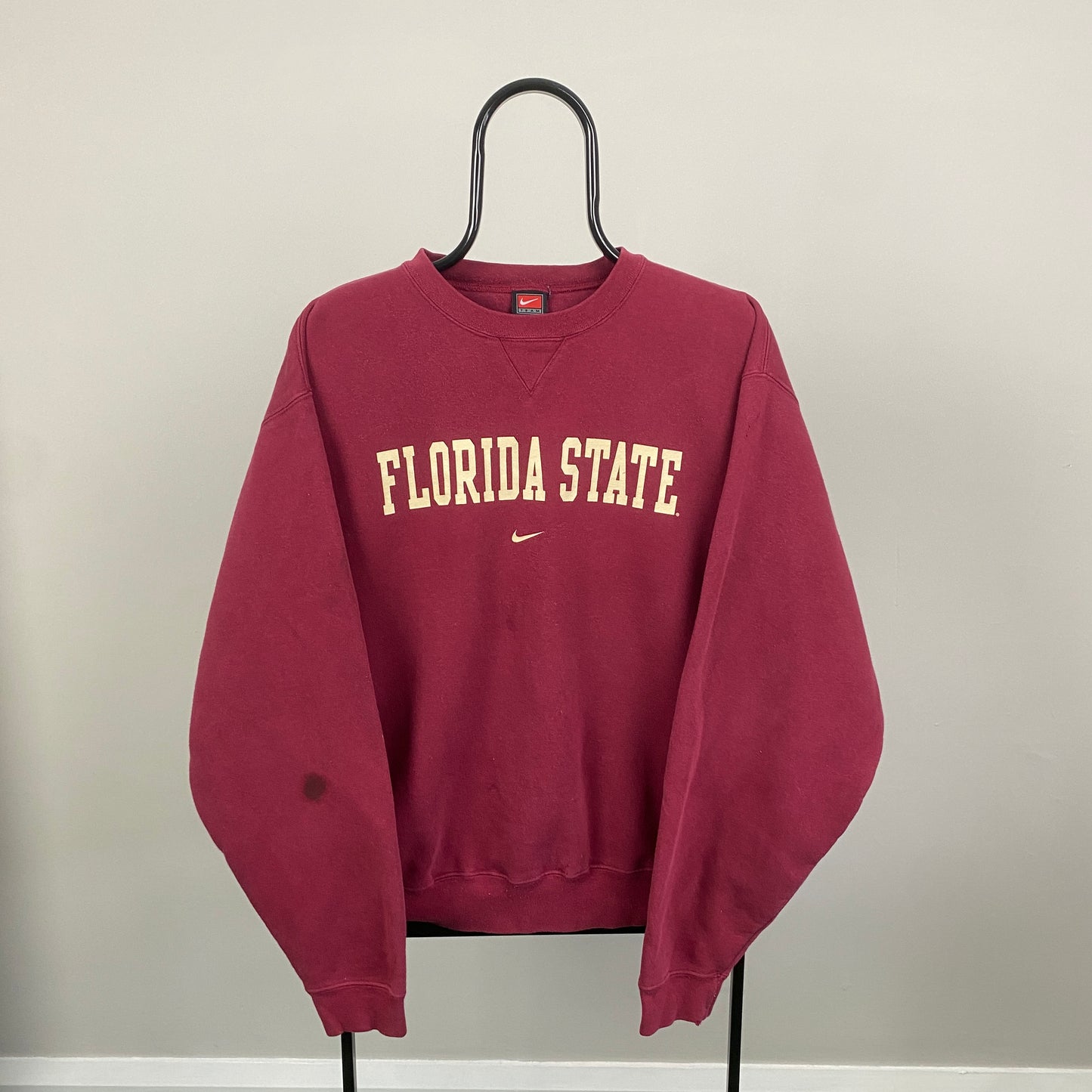 90s Nike Florida State Sweatshirt Red Medium