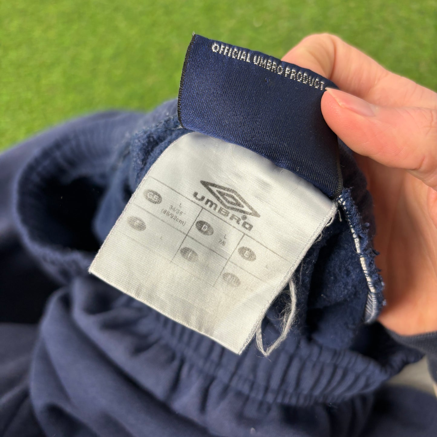 00s Umbro Wide Leg Joggers Blue XXL