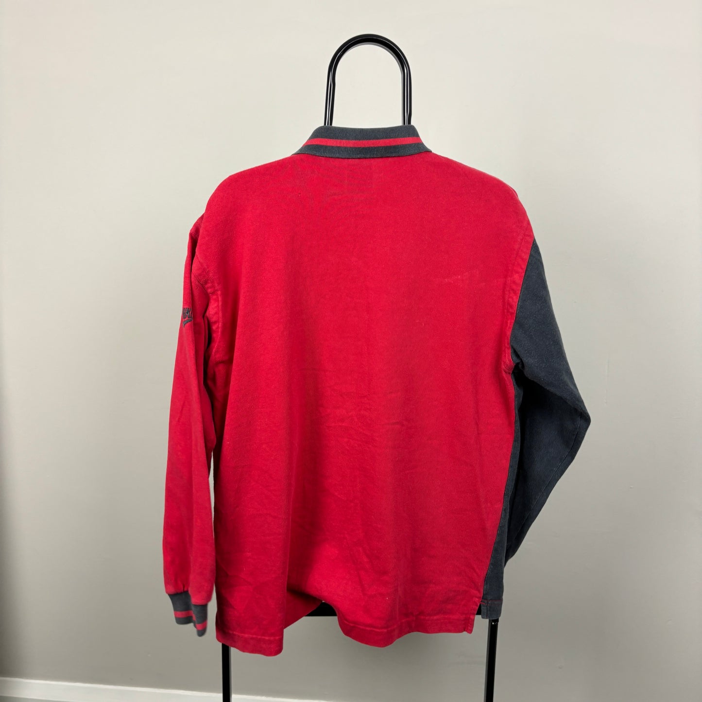 90s Nike Air Jordan Sweatshirt Red Medium