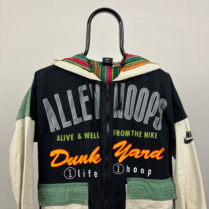 90s Nike Hoop Heroes Dunk Yard Jacket Black Small/Medium