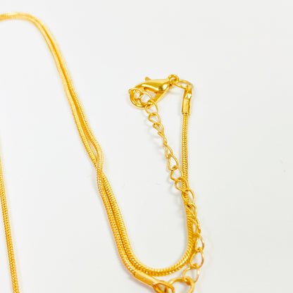 Retro Link Necklace Chain Gold