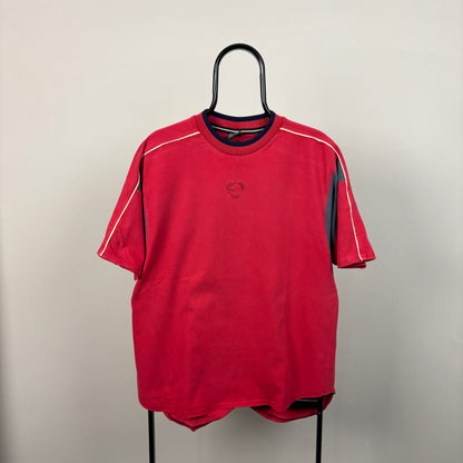 00s Nike Center Swoosh T-Shirt Red Large