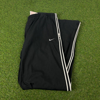 00s Nike Piping Joggers Black Large