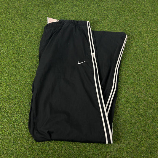 00s Nike Piping Joggers Black Large