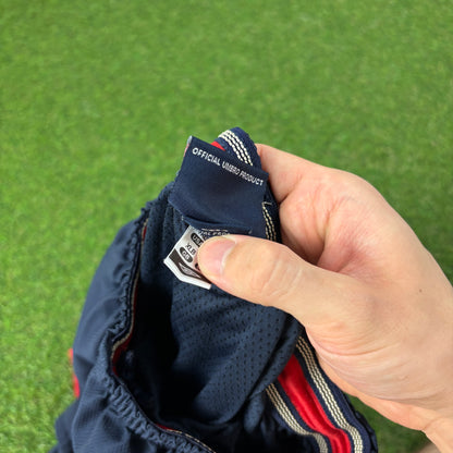 00s Umbro England Football Shorts Blue Small
