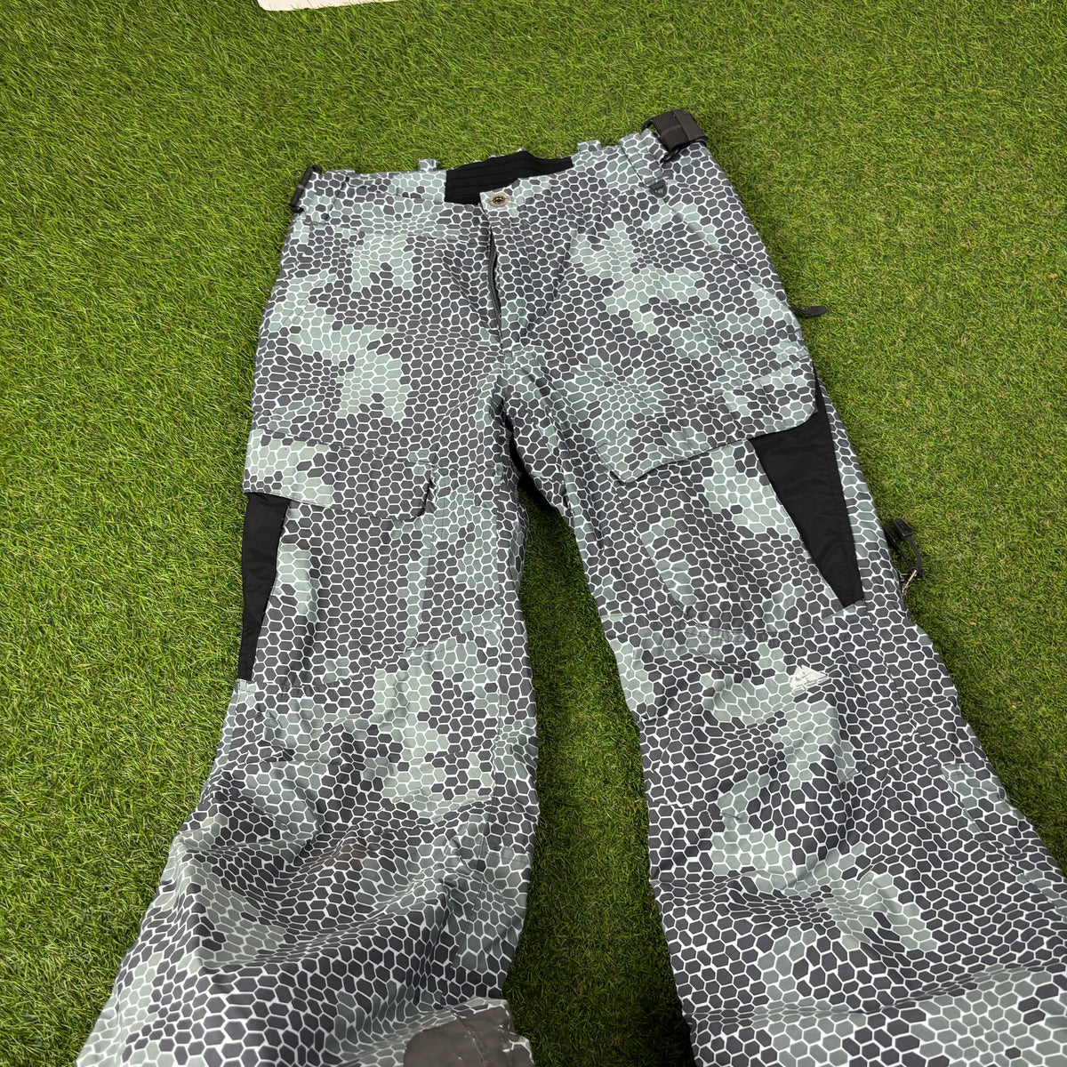 00s Nike ACG Salopettes Ski Trousers Joggers Blue Small