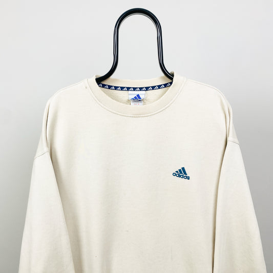 90s Adidas Sweatshirt Brown XL