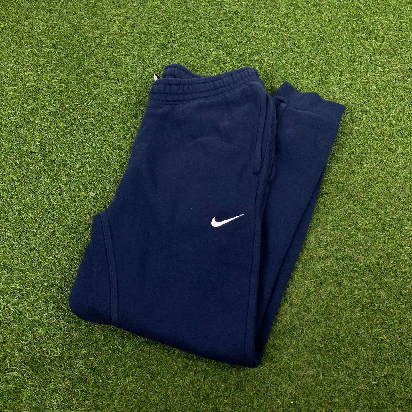 00s Nike Cotton Joggers Blue Medium