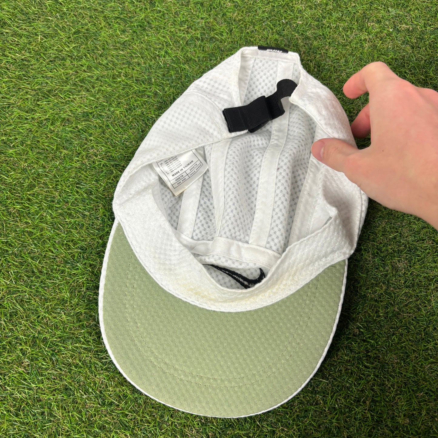90s Nike Tailwind 6 Panel Hat White
