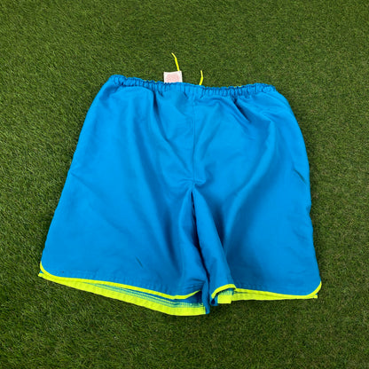00s Nike Barcelona Football Shorts Blue Medium