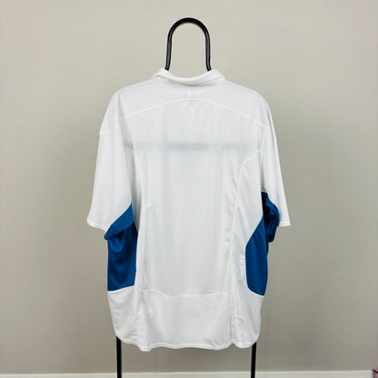00s Nike Vented Tennis T-Shirt White XXL