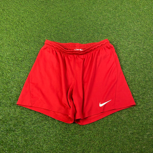 00s Nike Football Shorts Red Medium