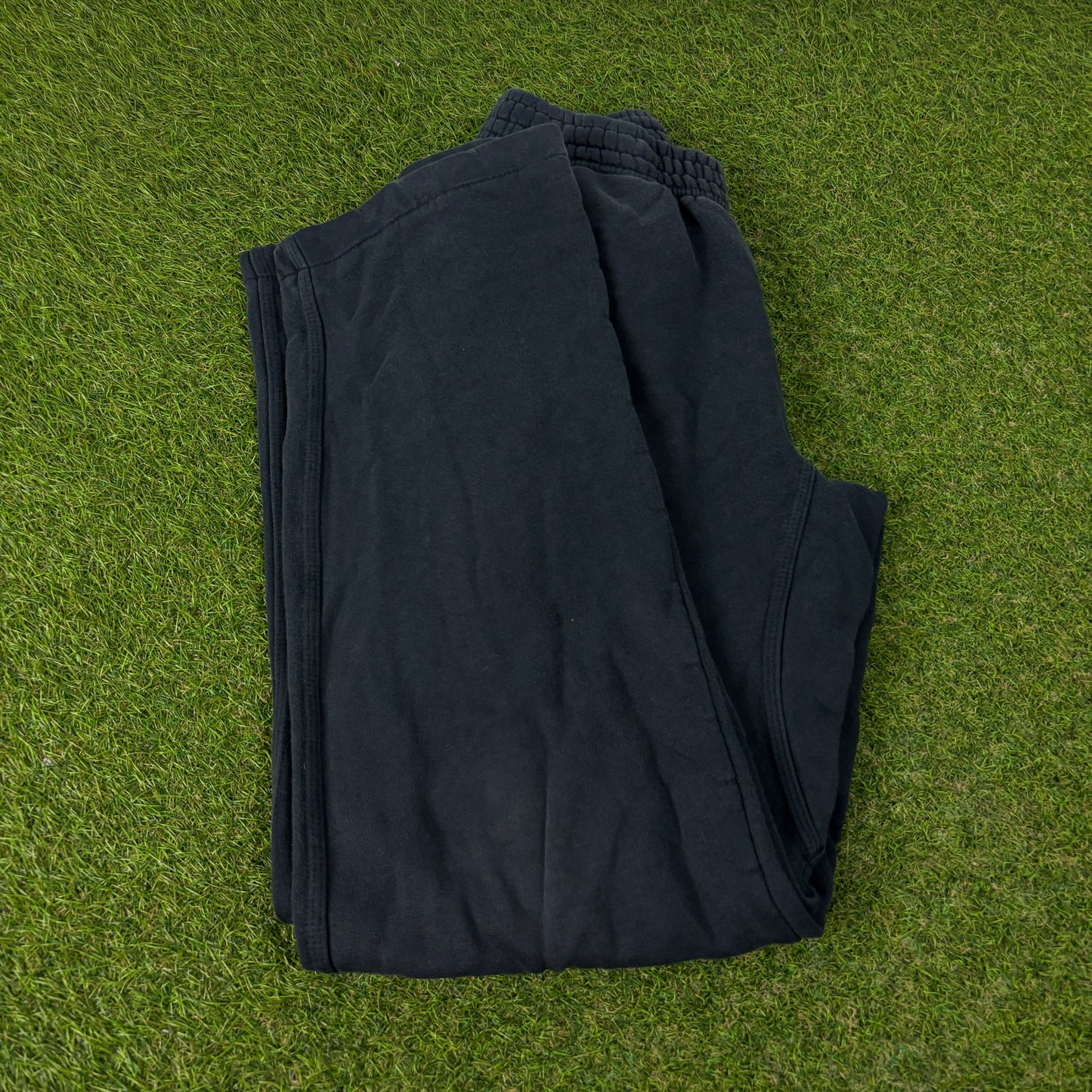 00s Nike Baggy Wide Leg Cotton Joggers Blue Small