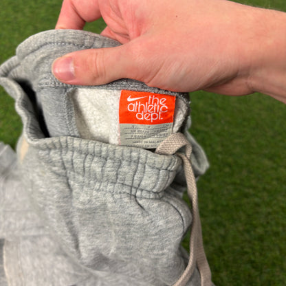 00s Nike Wide Leg Cotton Joggers Grey Small