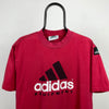 90s Adidas Equipment T-Shirt Red Large