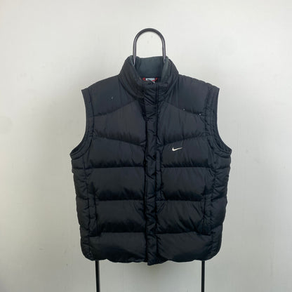 00s Nike Puffer Gilet Jacket Black Large