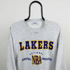 Retro Russell Athletic Lakers Sweatshirt Grey Large