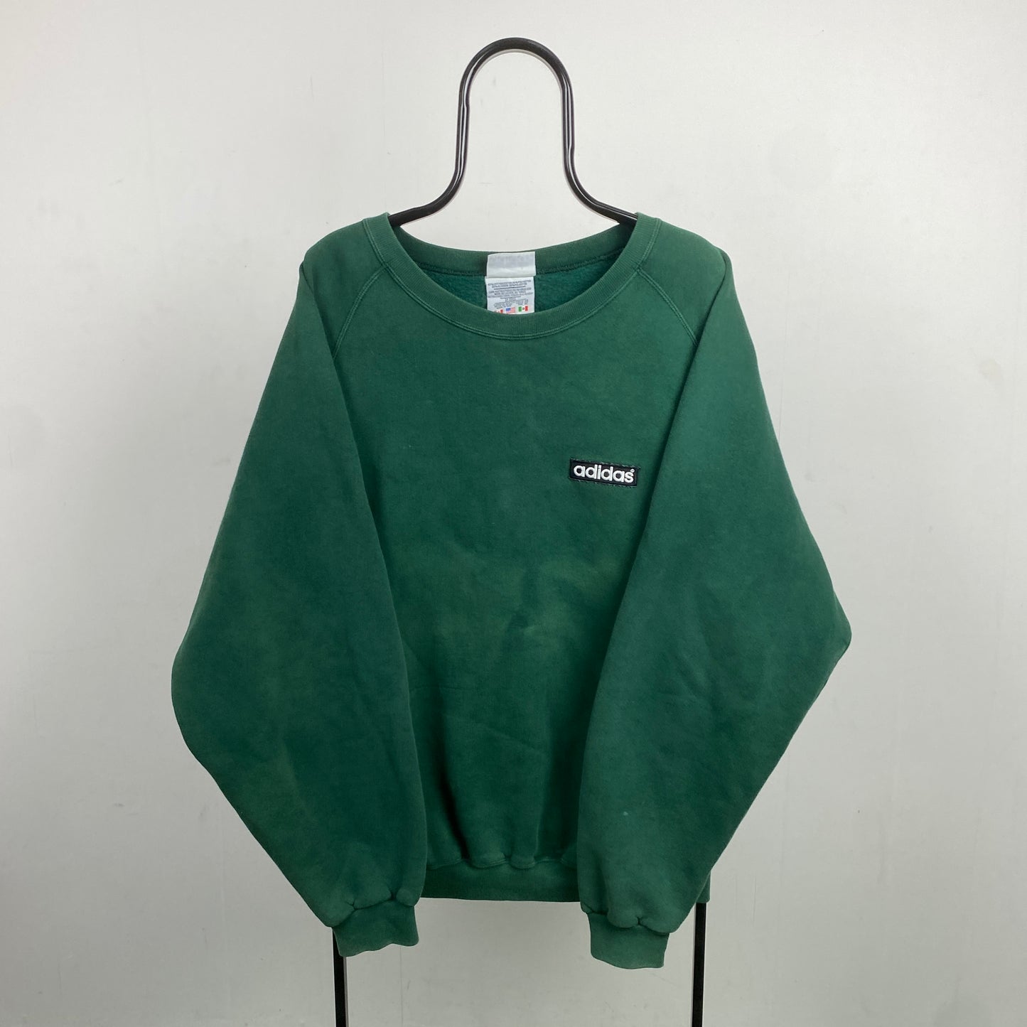 90s Adidas Sweatshirt Green XL