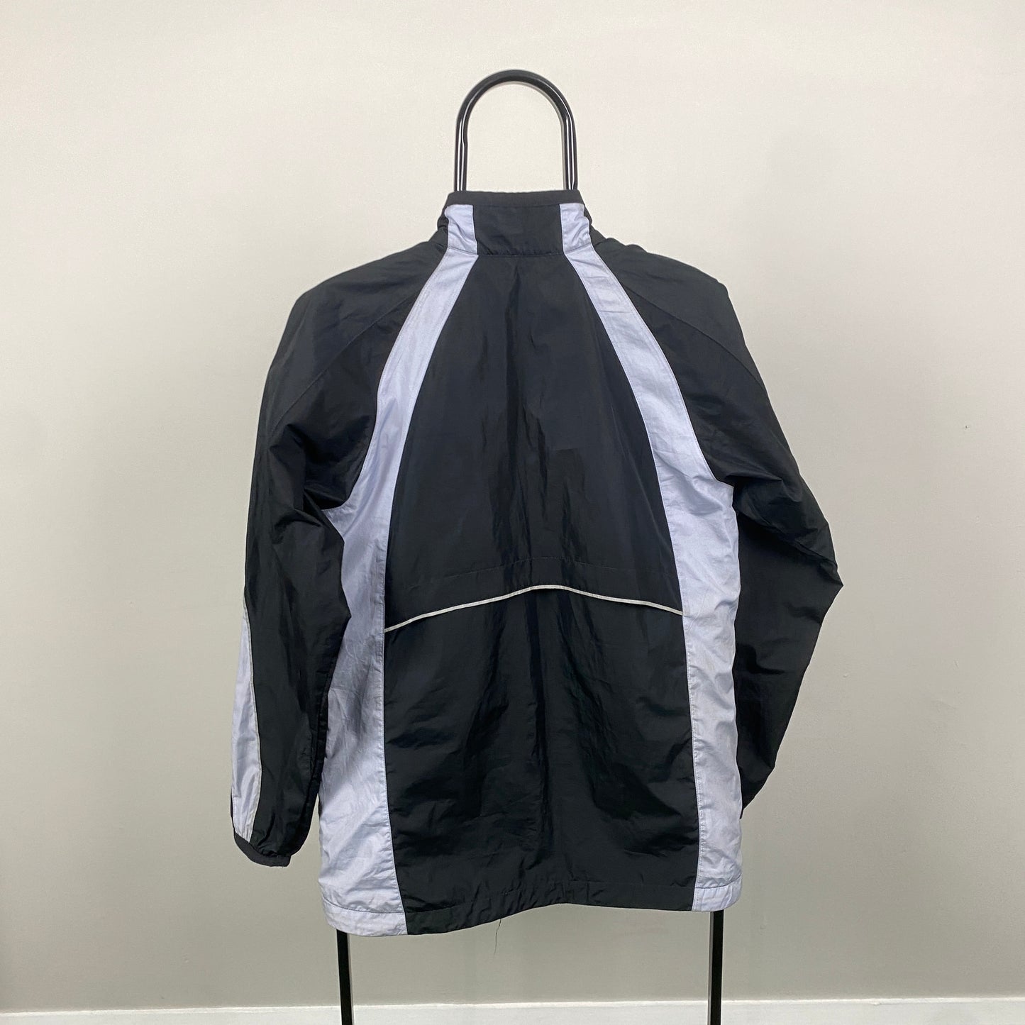 00s Nike Windbreaker Jacket Black Small