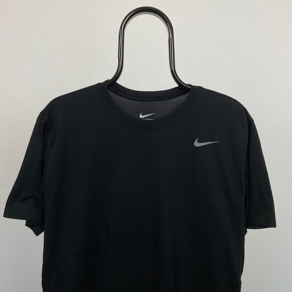 00s Nike Dri-Fit Reflective T-Shirt Black Large