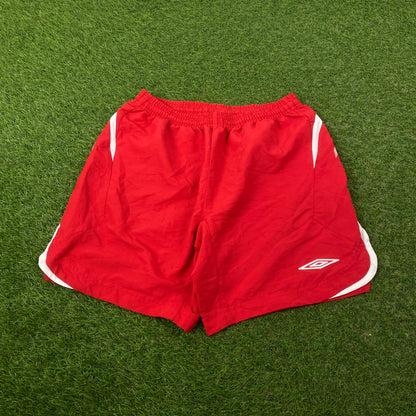 Retro Umbro Shorts Red Small