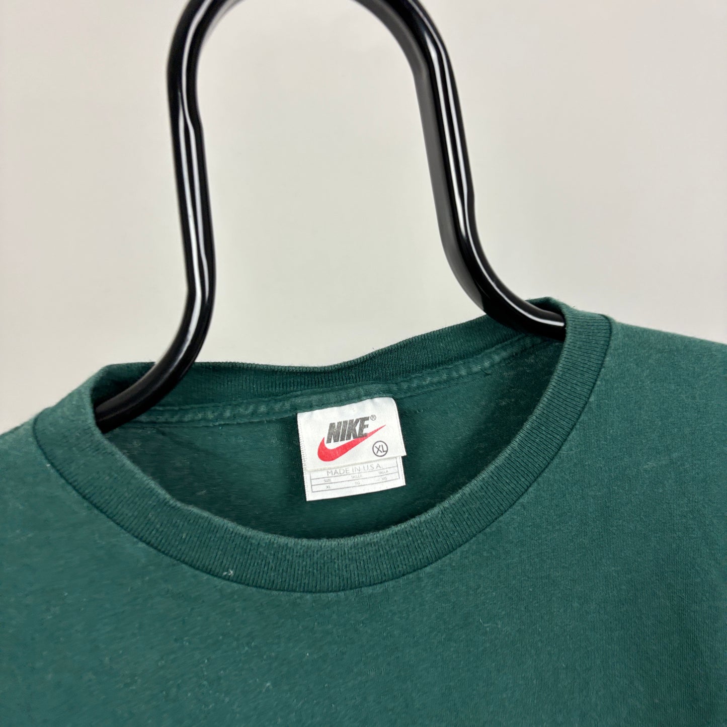 90s Nike Heavyweight T-Shirt Green XL